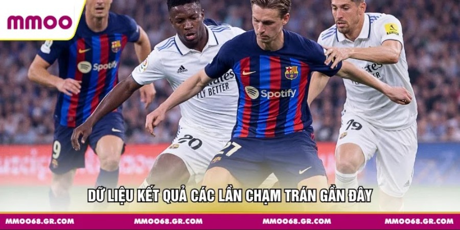 Dữ liệu kết quả các lần chạm trán gần đây